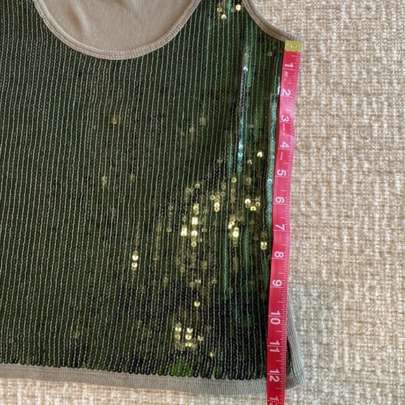 Venus Sequined Front Ribbed Tee - Picture 6 of 8